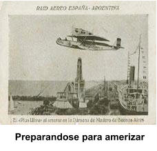 Preparandose para amerizar