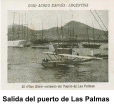 Salida del puerto de Las Palmas